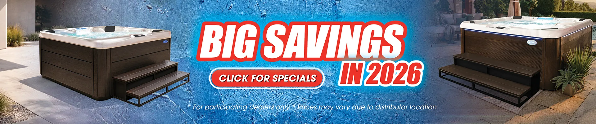 Calspas hot tub being used in a family setting - Vista