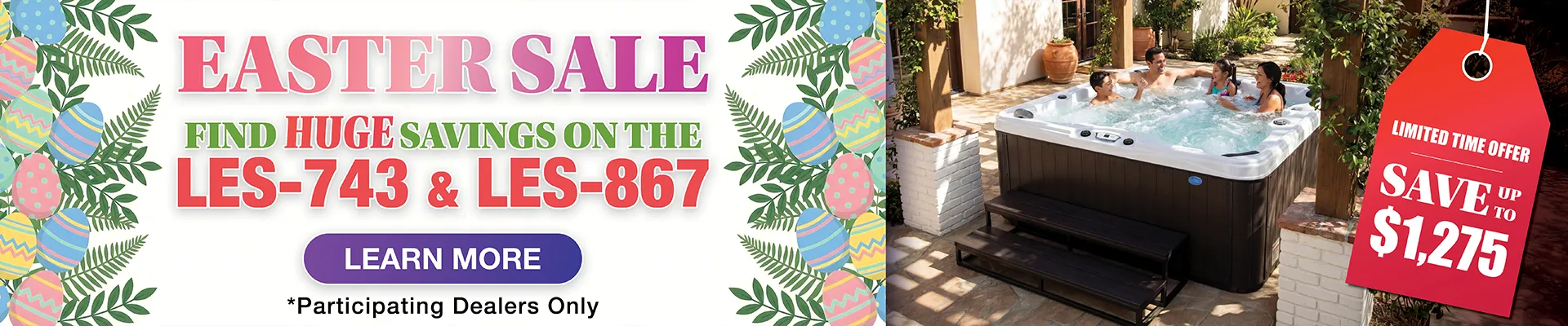 Calspas hot tub being used in a family setting - Vista